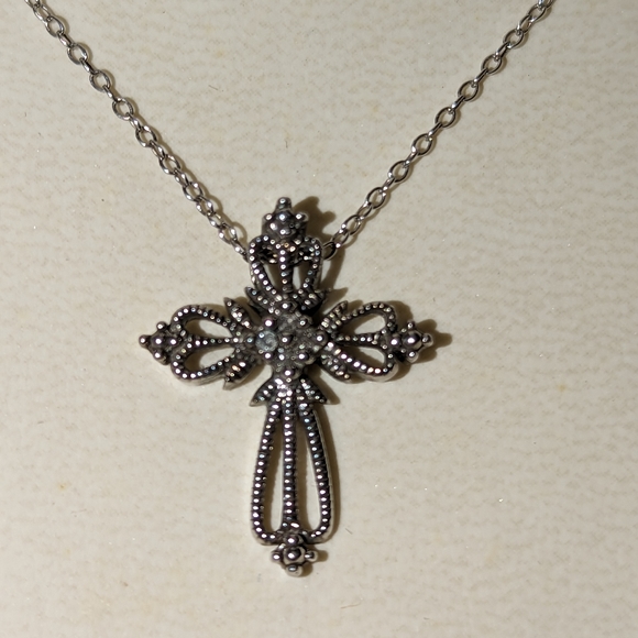 Mini Cross Necklace - Picture 7 of 8